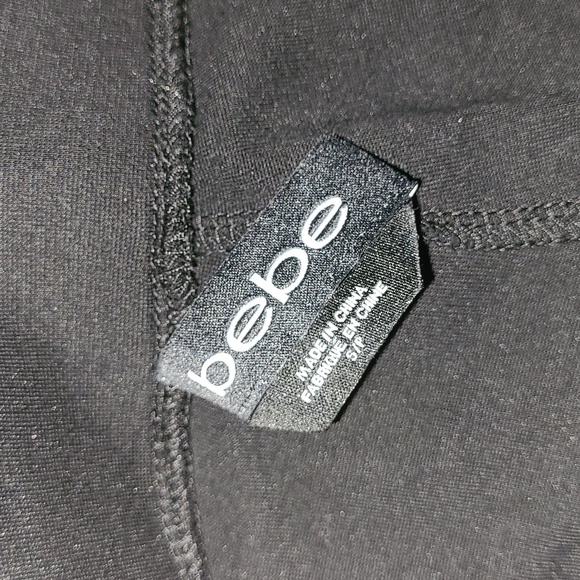 Bebe Black Back Lace up Legging - Picture 6 of 6